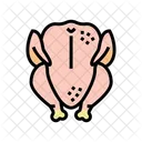 Whole Chicken Whole Broiler Icon