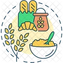 Whole grains consumption  Icon