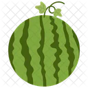 Whole Watermelon Watermelon Fruit Icon