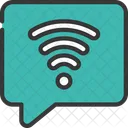 Wi Fi Mensagem Wi Fi Mensagens Ícone