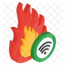 Combustion Wifi Combustion Internet Combustion Wifi Icône