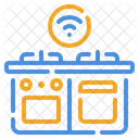 Smart Stove Kitchen Appliance Wifi Enabled Icon