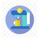 Wi-fi enabled coffee maker  Icon