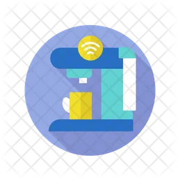 Wi-fi enabled coffee maker  Icon