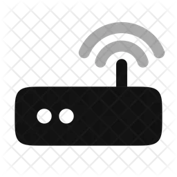 Wi-fi router minimalistic  Icon