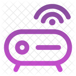 Wi-fi router round  Icon