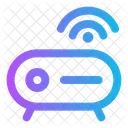 Wi Fi Router Round Icon