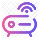 Wi Fi Router Round Icon