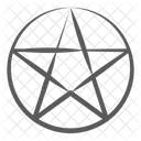 Religious Sign Wicca Pentagram Religious Symbol Icon