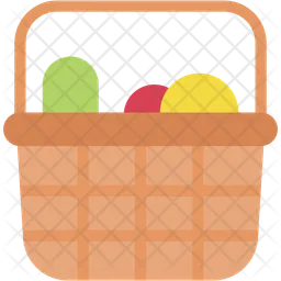 Wicker basket  Icon