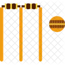 개찰구 크리켓 게임 아이콘
