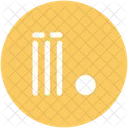 Wicket Ball Cricket Icon