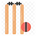 Wicket De Munon Equipamiento Deportivo Wicket De Cricket Icono