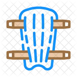 Wicket-Keeper-Pads  Symbol