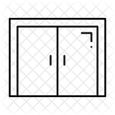 Wide Entrance Entrance Door Icon