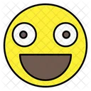 Wide Eyes Emoji Emoticon Emotion Icon