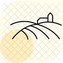 広い農場の景色 アイコン