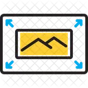 Wide Image Photograph Icon