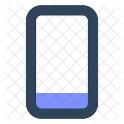 Wide Mobile Phone  Icon