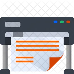 Wide Printer  Icon