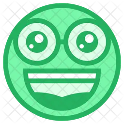 Wide Smiley Face Emoji Icon