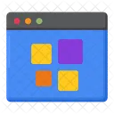 Widget Webvorlage Weblayout Symbol