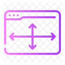 Width Format Edit Tools Icon