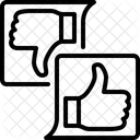 Gefallt Mir Gefallt Mir Nicht Feedback Symbol