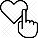 Drucken Herz Wie Symbol