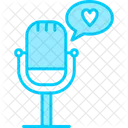 Wie Podcast  Symbol