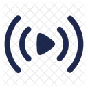 Abspielen Stream Musik Ton Symbol