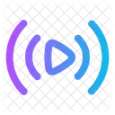 Abspielen Stream Musik Ton Symbol