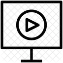 Abspielen Bildschirm Anzeige Symbol