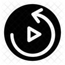 Wiedergabe Videoplayer Neuladen Symbol