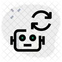 Roboter wiederholen  Symbol