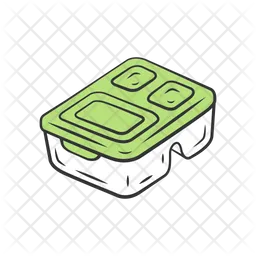 Wiederverwendbare Lunchbox  Symbol