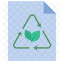 Umweltfreundlich Papier Recycling Symbol