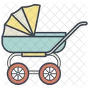 Wiege Kinderwagen Fahrzeug Symbol