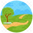 Natur Landschaft Landschaft Icon