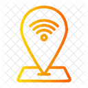 Wifi Wireless Map Position Icon