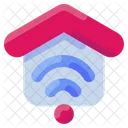 Wifi Internet House Icon