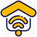 Wifi Internet House Icon