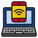 Wifi Laptop Communication Icon