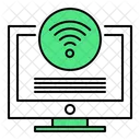 Wifi Monitor Computer Icon