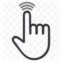 Wifi Finger Touch Icon