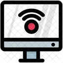 Wifi Connected Pc Icon