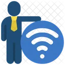 Wifi Person People Icon