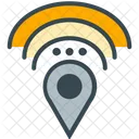 Wifi Signal Location Icon