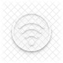 Wifi Neumorphism Interface Icon