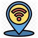 Wifi Location Map Icon